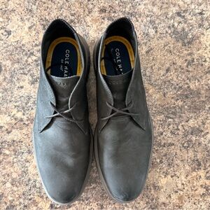 Cole Haan Men's Dark Gray Chukka Boots